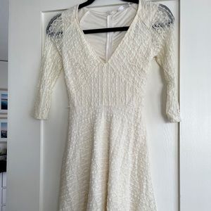 Ivory lace dress